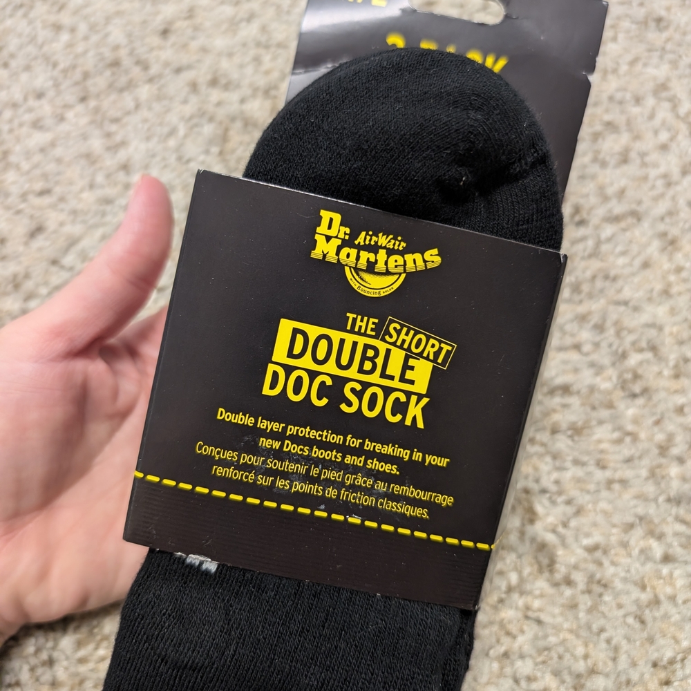 3-pack Dr. Martens Double Doc Sock SHORT